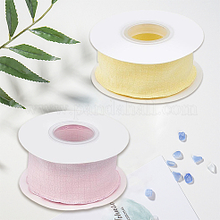 2 рулон двухцветной полиэстеровой гофрированной ленты для шитья и декорирования&nbsp;OCOR-CY0003-19A