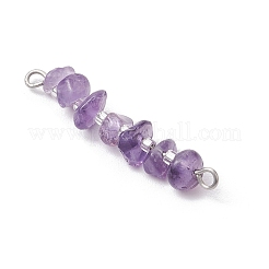 16 шт. 16 стиля подвески-соединители из натурального смешанного камня и стеклянных бусин&nbsp;PALLOY-JF03328-02