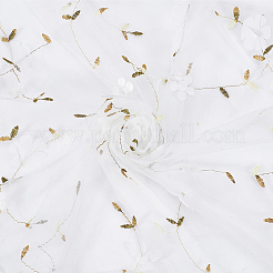 1 Yard Polyester-Seidennetz-Rüschenrandbesatz&nbsp;DIY-CY0002-80B