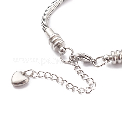 Lega smalto braccialetti europei&nbsp;BJEW-JB05938-03
