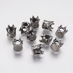 Ионное покрытие (IP) 304 нержавеющая сталь европейские бусины STAS-J022-145AS