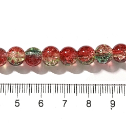 Стеклянные бусины кракле&nbsp;CCG-C002-6mm-12