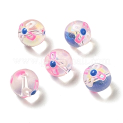 Прозрачные стеклянные бусины GLAA-B008-01