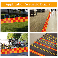 Водостойкие светоотражающие предупреждающие наклейки из пвх FIND-WH0152-070D