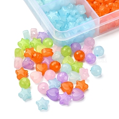 575шт 15 стиля имитация желе акриловые бусины MACR-YW0001-79