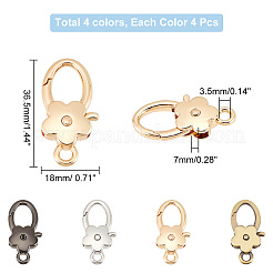 16 шт. 4 цвета из цинкового сплава FIND-PH0006-29