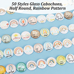 Кабошоны из стекла&nbsp;GGLA-PH0001-43A