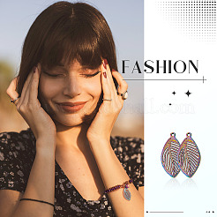 30шт 15 стиля подвески из сплава цвета радуги&nbsp;FIND-BY0001-18