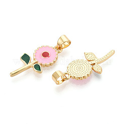 Латунь эмаль подвески&nbsp;KK-N265-08G