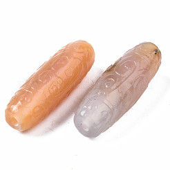 Природного серого агата бисера G-S359-340B