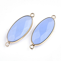 Соединители звеньев естественного белого нефрита&nbsp;X-G-S344-03E