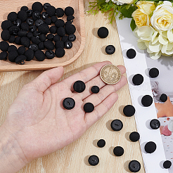 72 шт. 3 стиля пуговицы из ткани с алюминиевой ножкой и тремя отверстиями&nbsp;DIY-NB0014-75B