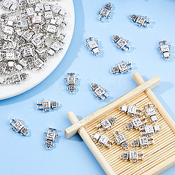 100 pièces pendentifs en alliage de style tibétain&nbsp;TIBE-DC0001-16