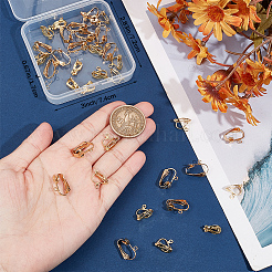 40 шт. 2 стиля фурнитуры для сережек-клипс из нержавеющей стали 304 STAS-BBC0003-99