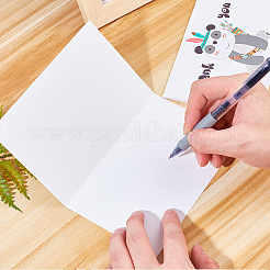 Конверты и рисунки животных наборы благодарственных открыток DIY-CP0001-67