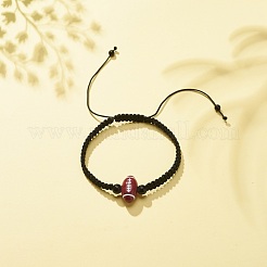 Браслет из плетеных акриловых бусин BJEW-JB08552-05