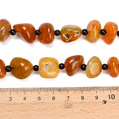 Chapelets de perles veines de dragon en agate naturelle&nbsp;GG-L001-I01-01