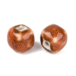 Perles de porcelaine vintage faites à la main&nbsp;PORC-N013-18-18
