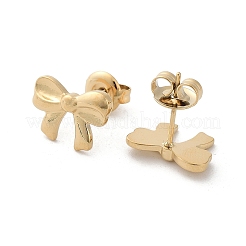 Серьги-гвоздики из нержавеющей стали 304 EJEW-H115-10G