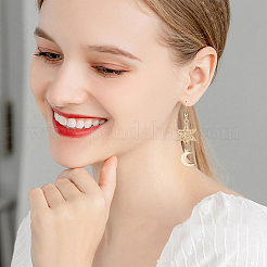 6 шт латунные серьги крючки KK-BBC0013-81