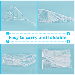 Пластиковые дождевики AJEW-WH0419-75B