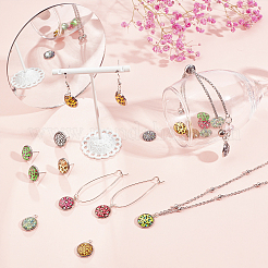 DIY-Sets zum Basteln von Ohrringen im Leopardenmuster-Stil&nbsp;DIY-SC0001-63P