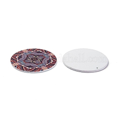 Gros pendentifs en bois imprimés&nbsp;X-WOOD-S042-M