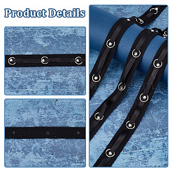 10 ярд хлопчатобумажной и латунной ленты для пуговиц&nbsp;AJEW-OC0005-61