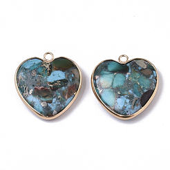 Кулоны из синтетического золота с регалитом&nbsp;G-S366-037A