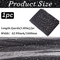 Нейлоновая сетка с узором «звезда и луна» DIY-WH20048-006C