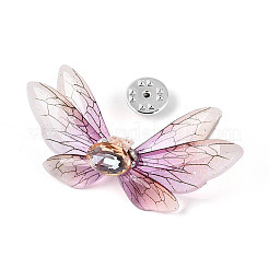 Булавки из эпоксидной смолы в форме бабочки&nbsp;JEWB-N010-02A