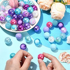 50 шт. акриловые бусины на морскую тематику&nbsp;OACR-CJ0001-68