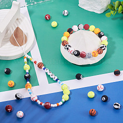 220шт 11 стиля ручной работы бусины из полимерной глины&nbsp;CLAY-TA0001-86