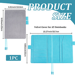 Funda para notebook de piel sintética y terciopelo&nbsp;AJEW-WH20130-156B-10