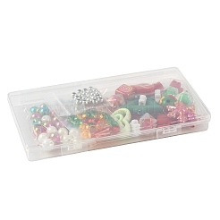 100 stücke 19 arten weihnachten acryl perlen&nbsp;MACR-FS0002-33