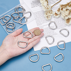 20 шт. D-образные застежки из цинкового сплава&nbsp;FIND-ME0002-63P