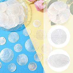 48 шт. 3 стиля Capiz shell звенья/соединители&nbsp;SHEL-SC0001-73