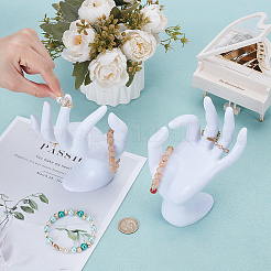 2шт пластиковый манекен для рук&nbsp;RDIS-UN0001-02C