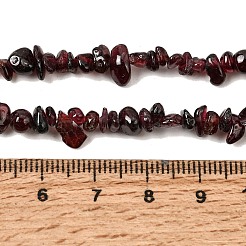Natürlicher Granat Perlen Stränge&nbsp;G-P406-55