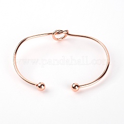 Железо манжеты браслеты&nbsp;LS-BJEW-WH0011-09