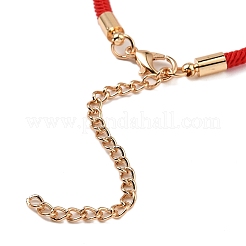 12 pz 12 colori braccialetti in poliestere&nbsp;BJEW-P340-10G