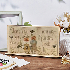 Деревянные держатели для карточек для сережек ODIS-WH0072-01