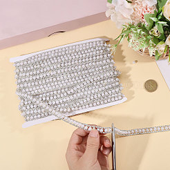 Железо горный хрусталь чашка цепи DIY-GL0005-72