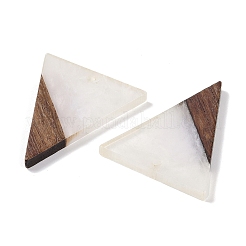 Pendentifs en résine & en bois&nbsp;WOOD-F015-06G