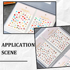 80 slot per libri portaoggetti in PVC per nail art&nbsp;AJEW-SP0006-35B