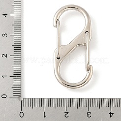 Застежки-карабин с пружиной из сплава и железа с двумя S-образными застежками FIND-H049-02A-P
