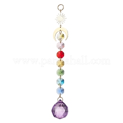 Стекло каплевидное окно висит ловцы солнца&nbsp;HJEW-JM04516