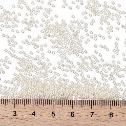 MIYUKIラウンドロカイユビーズ  日本製シードビーズ  （rr592)アンティークアイボリーパールセイロン  15/0  1.5mm  穴：0.7mm  約27777個/50g&nbsp;SEED-X0056-RR0592