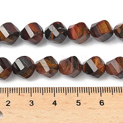 Природных тигровый глаз бисер нитей&nbsp;G-C267-B15