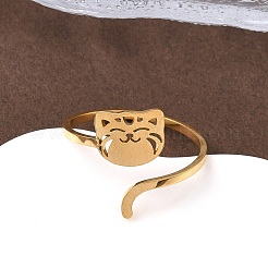 Кольца-манжеты из нержавеющей стали 304 для женщин&nbsp;LS-RJEW-F195-02G